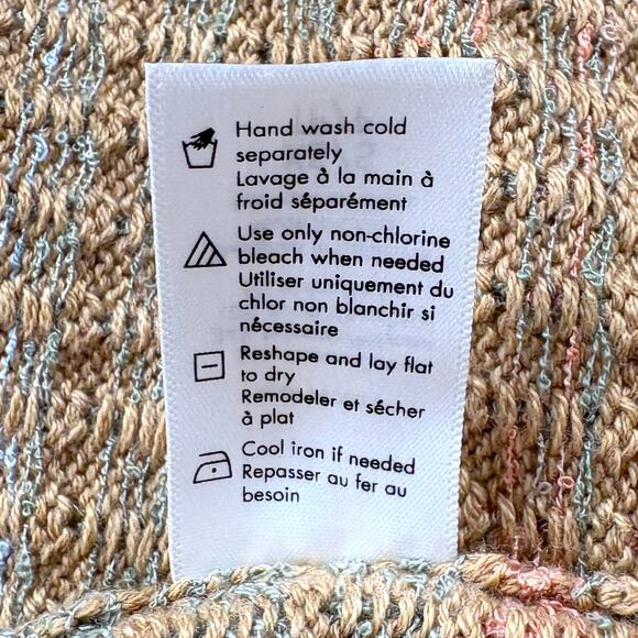 L Space Encinitas Longline Knit Cardigan Size XS Small Tan Beachy Casual Boho - Picture 12 of 15